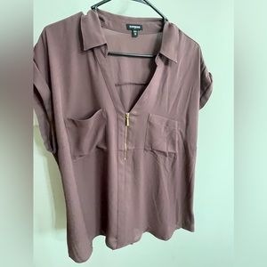 Express Purple Blouse